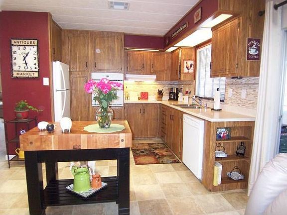 Kitchen opens to family r