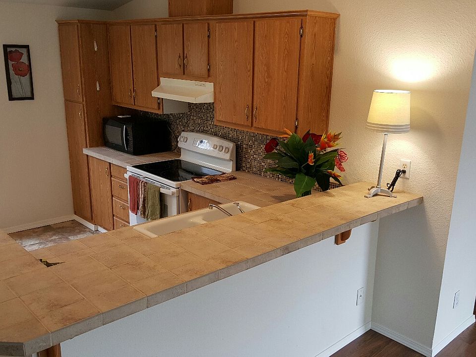 Tiled counters & Backsplash 