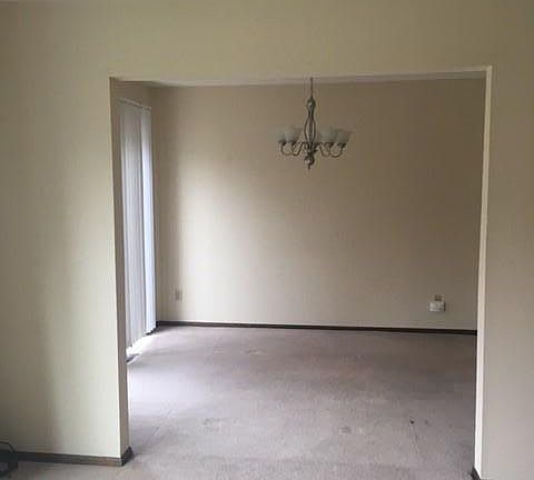 Dining room with deck