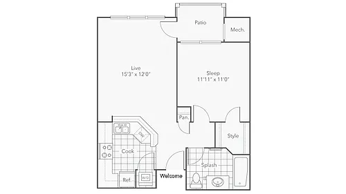 Floor plan Athens