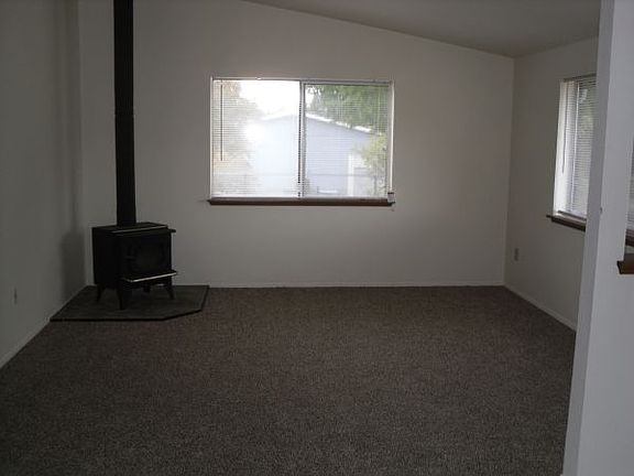 Living room w/  wood stove