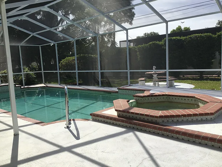 Pool and spa.