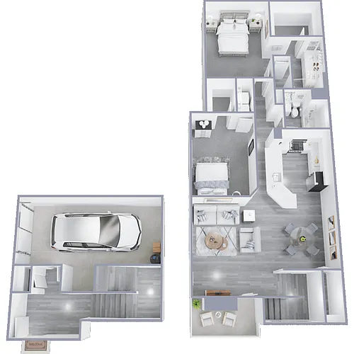 Floor plan The Palatina Flat Classic