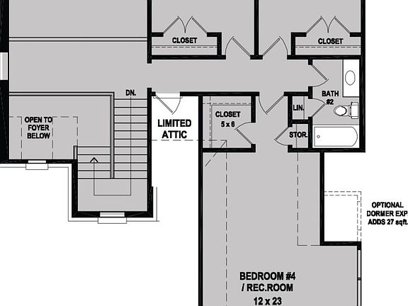Henley Floorplan Second Floor