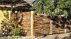 New-constructed privacy fence