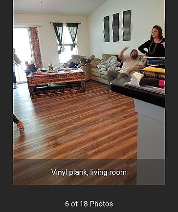 Waterproof vinyl plank 