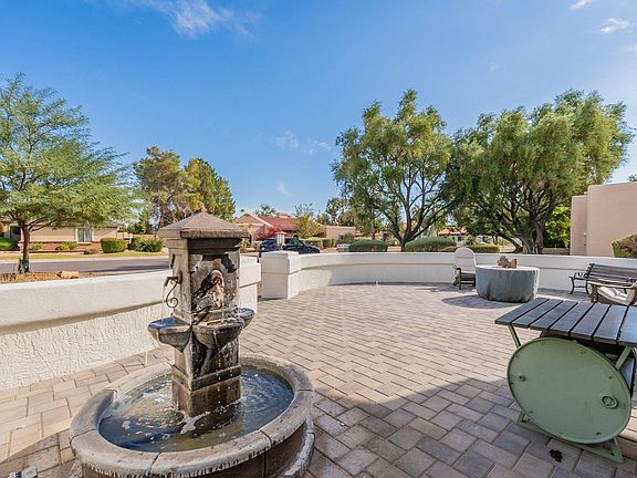 Paver area with plenty of room to sit and relax.