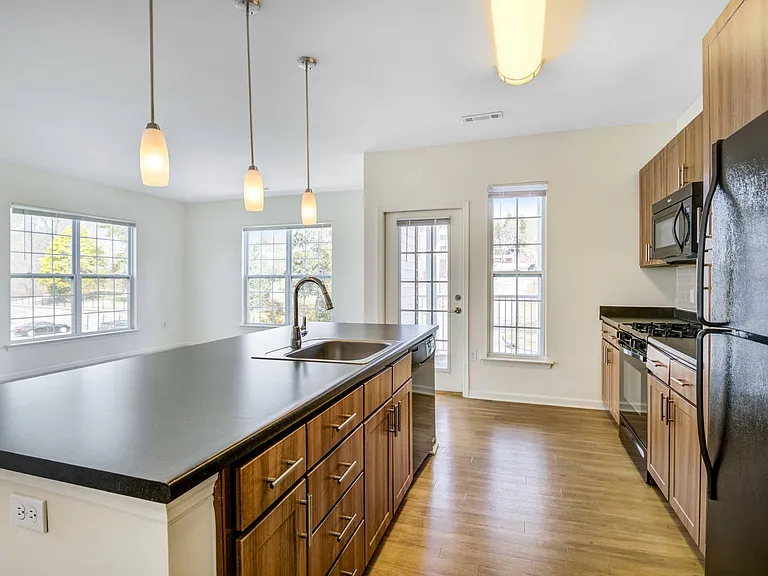 Open Concept Kitchen and Living Area