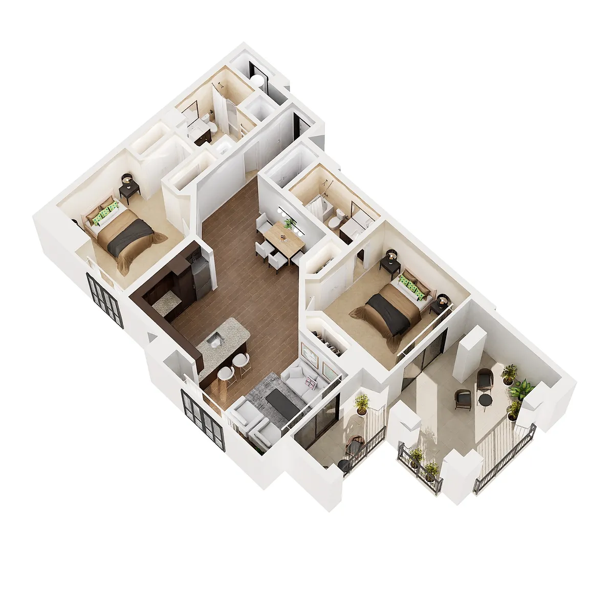 Floor plan B8