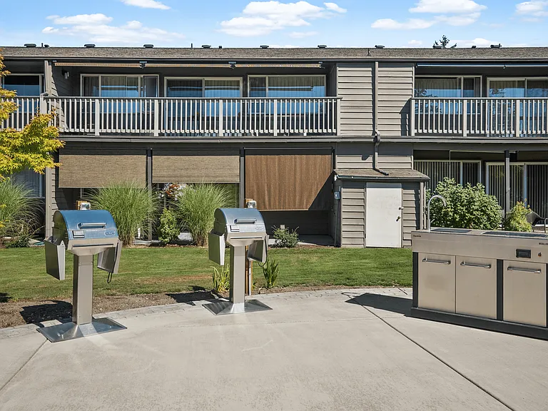 Fire up the grill at our resident BBQ station.
