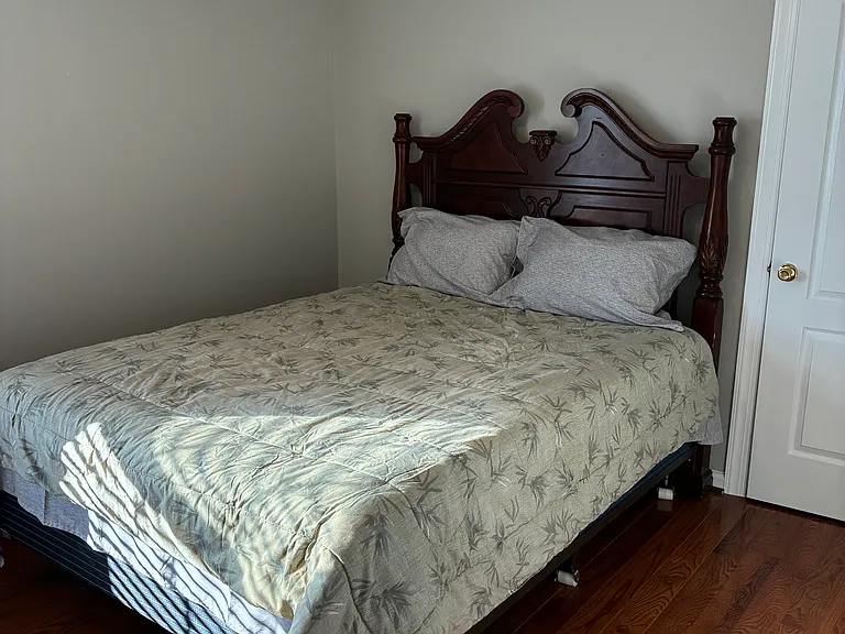 Bedroom 2 with queen size bed, private bath and walk in closet.