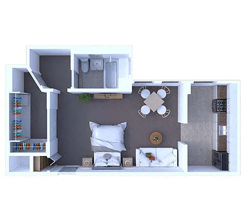 Floor plan Studio Floor Plan S2