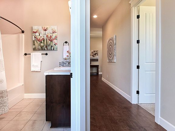 Actual Bathroom and Hallway