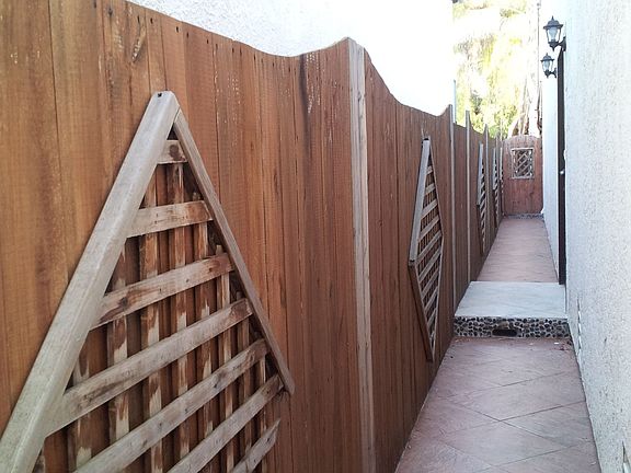 Side walk to entry door