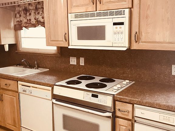 New cabinets and appliances