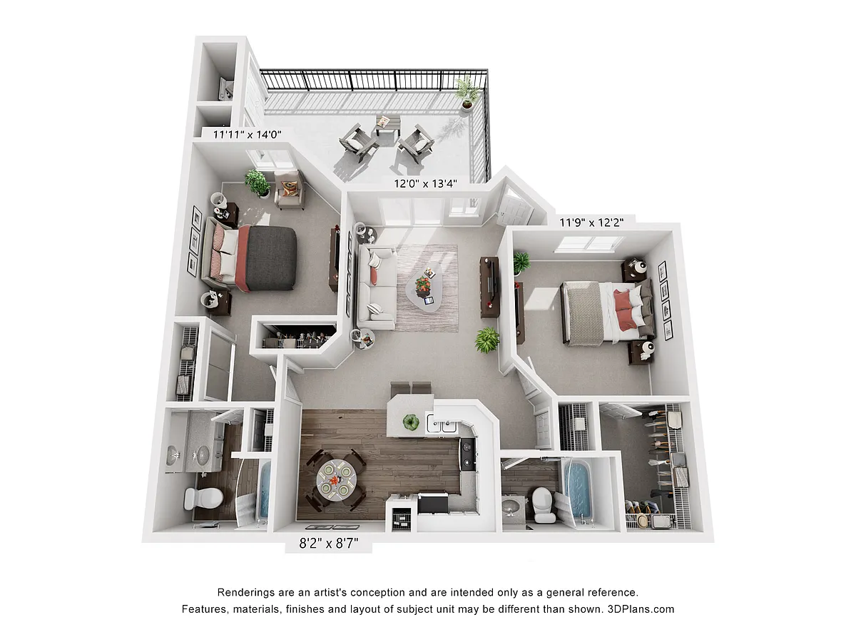 Floor plan 2X2