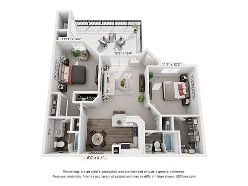 Floor plan 2X2