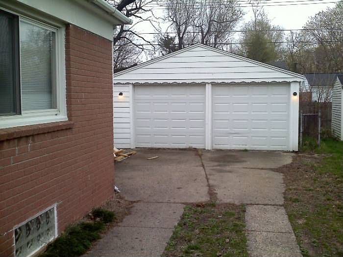 2 car garage