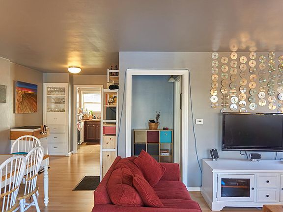 From the front door, furnished.