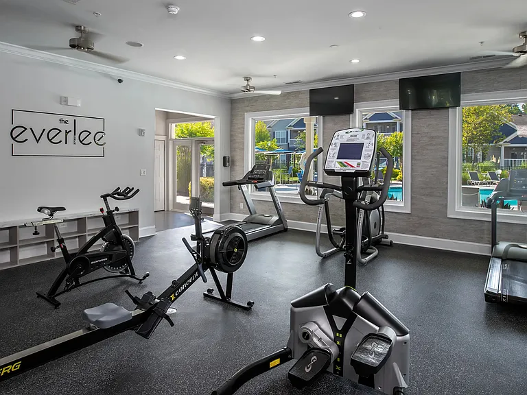 Picture thisan elevated fitness journey working out with a scenic backdrop overlooking our beautiful pool deck.