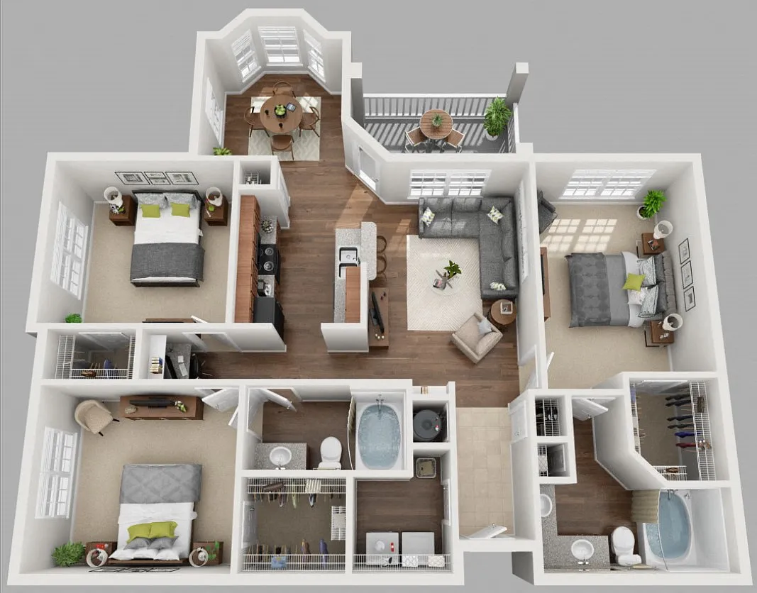 Floor plan Live Oak Premier