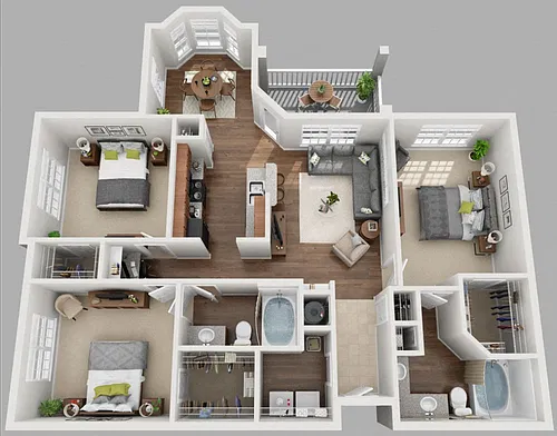Floor plan Live Oak Premier