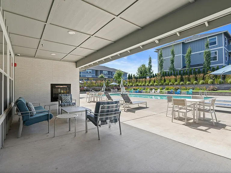 Poolside Lounge Area