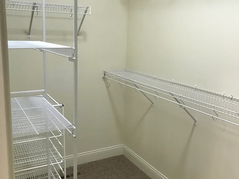 Walk in closet off primary bath