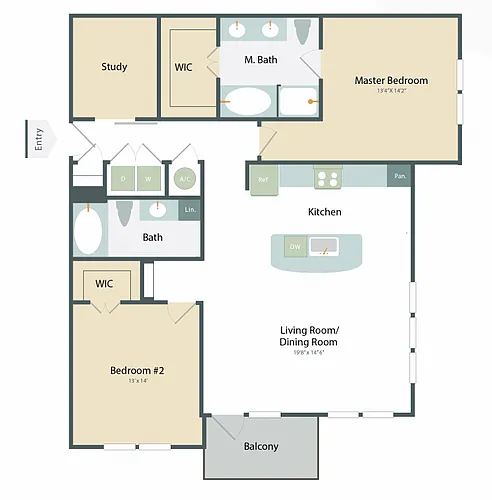 Floor plan D1