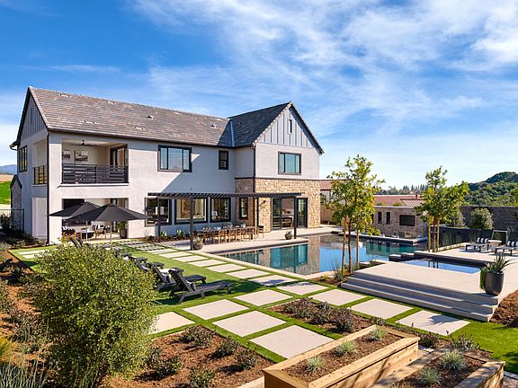 Plan 3 Model Home Backyard