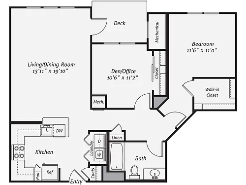 Floor plan A4D
