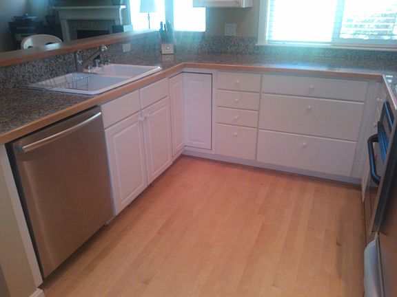 Plenty of kitchen counter space