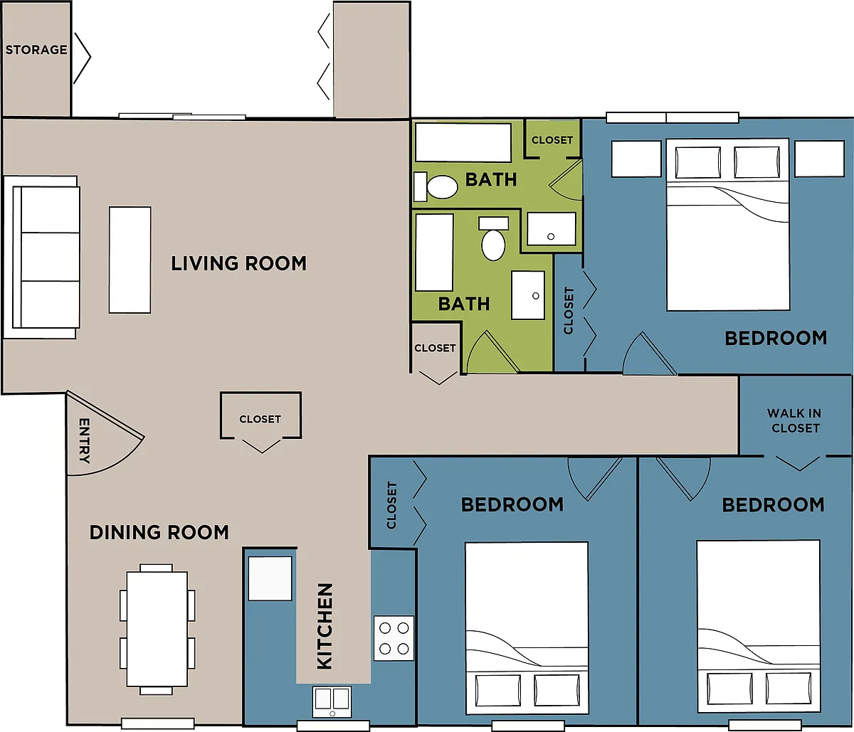 Floor plan The Willow