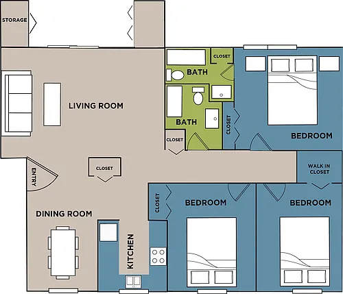 Floor plan The Willow