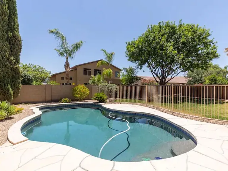 Gated pool....sparkling clean