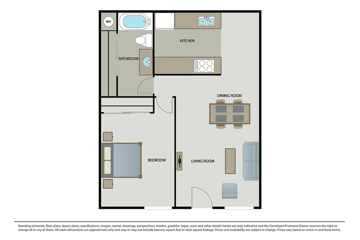 Floor plan Plan 1B