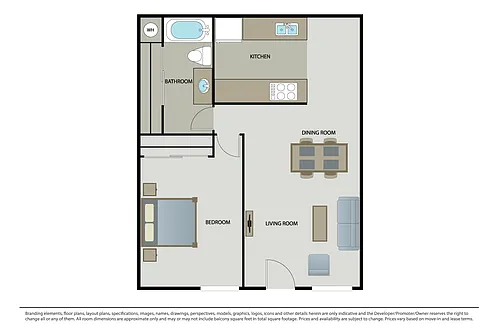 Floor plan Plan 1B