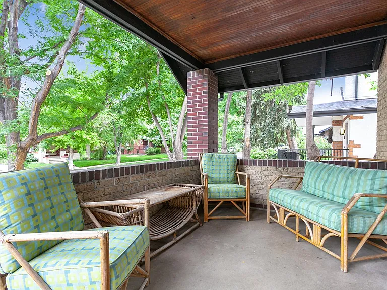 Watch the world of Denver go by from the privacy of your front porch