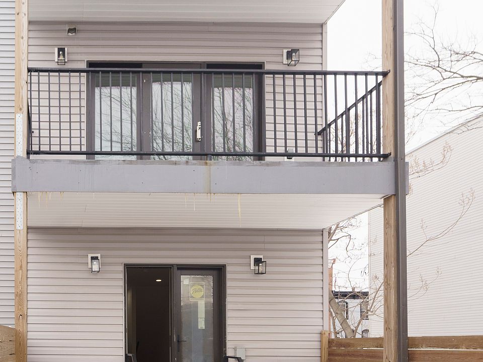 View of rear of building from back patio