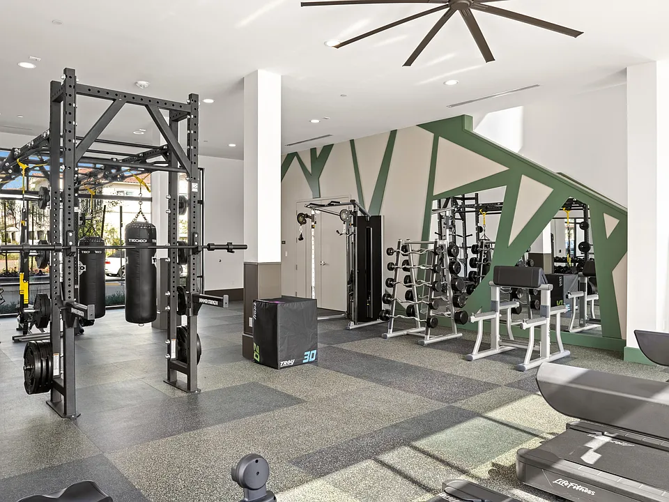 Two story wellness building with TRX | Yoga | Weightlifting t Enclave Heritage Flats in Otay Ranch