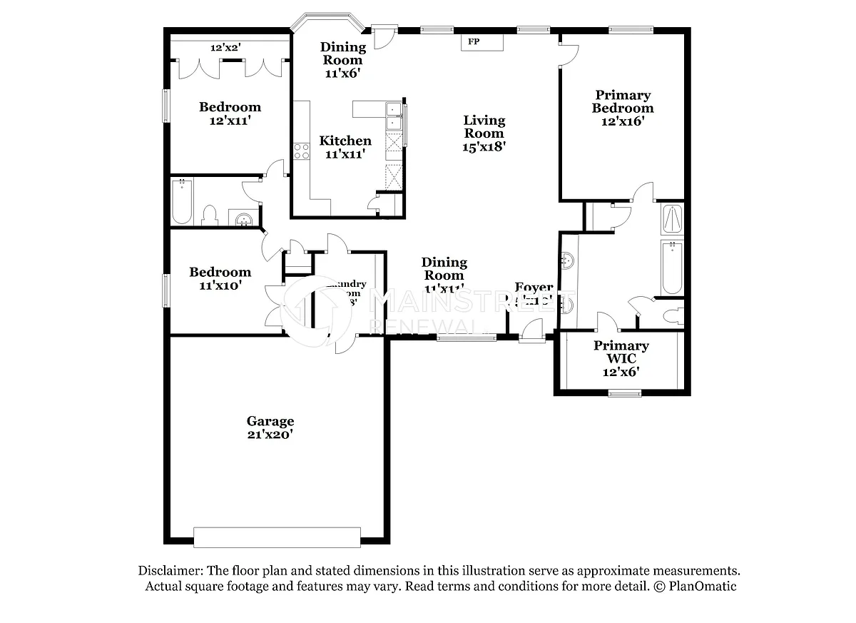 Floor Plan - 10715 Appleberry Ln