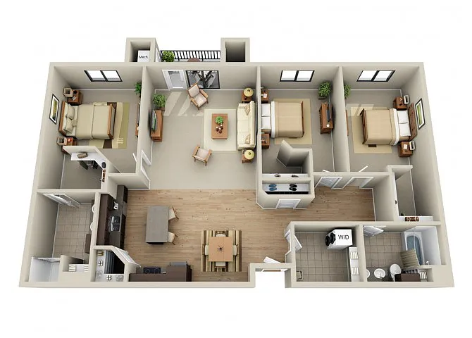 Floor plan 3X2