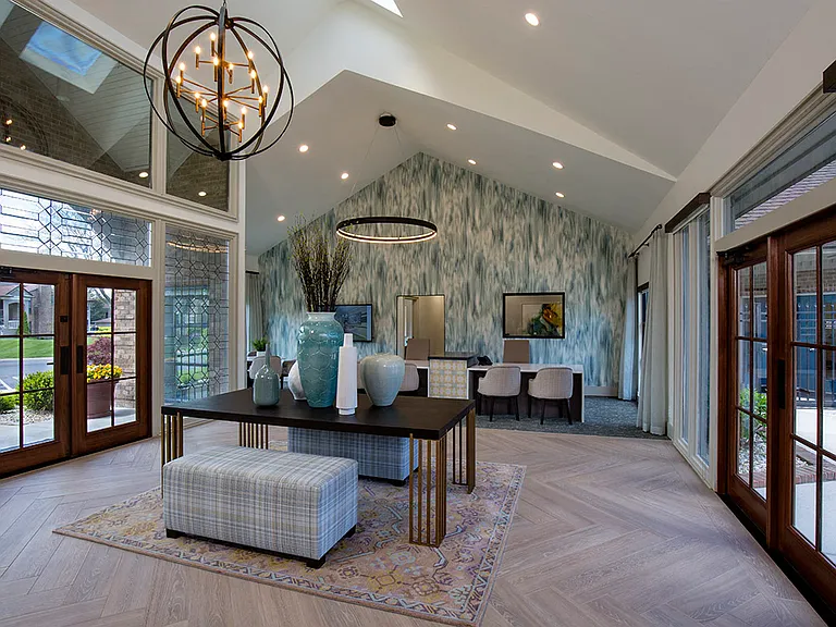 Resident lounge and leasing center