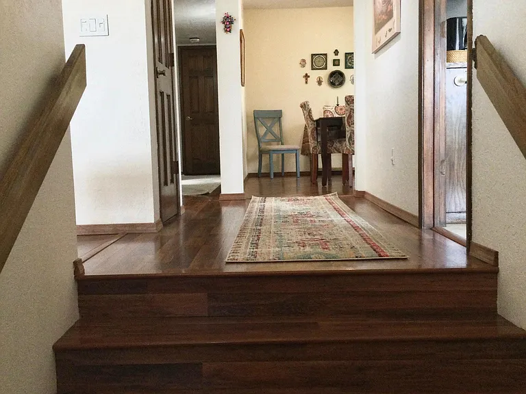 The front door entrance
