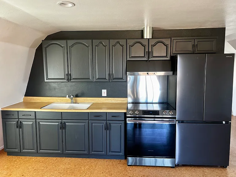 Newer stainless stove and refrigerator