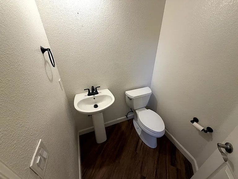 Convenient main-level half bathroom.