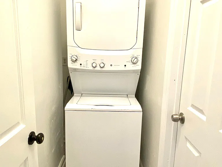 Exclusive use of washer and dryer