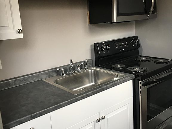 New stainless range and microwave