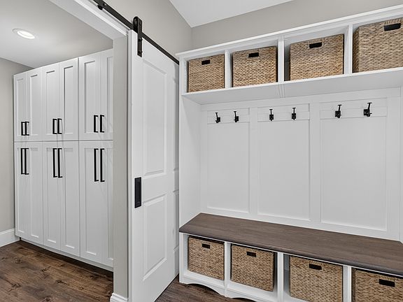 Mudroom: Unit 1 with Storage Cabinets