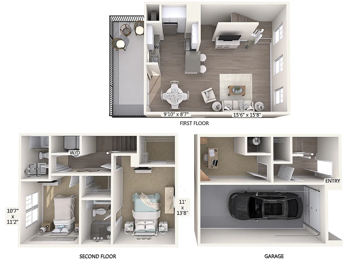 Floor plan B2TD